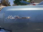 65 Chevelle Malibu rear quarter panel emblem - Billet Aluminum