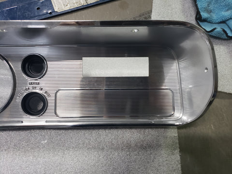 1964 Chevelle Radio Delete Trim Piece - Blank Front Design