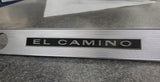 64-65 El Camino Glove Box Trim Billet Aluminum - Black Background