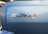 65 Chevelle Malibu LS rear quarter panel emblem - Billet Aluminum