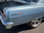 65 Chevelle Malibu SS rear quarter panel emblem - Billet Aluminum